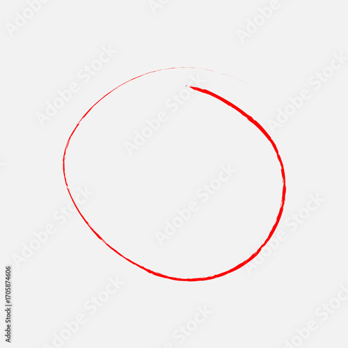 Circles Marking Highlight Reminder set of sketches illustrations 