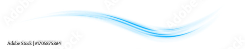 Transparent vector lines with a sparkling blue glow create twisting and swirling shapes. The effect simulates waves of energy or data flow. Perfect for technology, science, or futuristic artwork. PNG