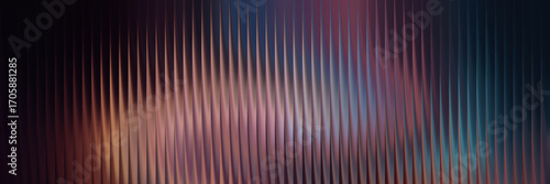 Canvas Print Dark moody abstract vertical lines with subtle color highlights