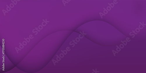 Abstract purple gradient background with smooth wavy shapes and minimal geometric elements. Ideal for modern web design, branding, and digital artwork