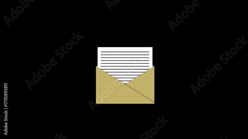 Simple Invitation Animation [alpha chanel]
