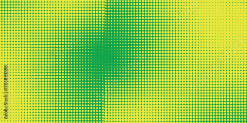 Modern dots halftone yellow green color pattern gradient texture background.Eps 10