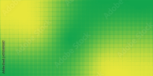 Modern dots halftone yellow green color pattern gradient texture background.Eps 10