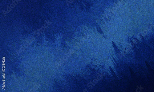 Abstract textured background with deep blue and lighter blue brush strokes creating a sense of movement and depth