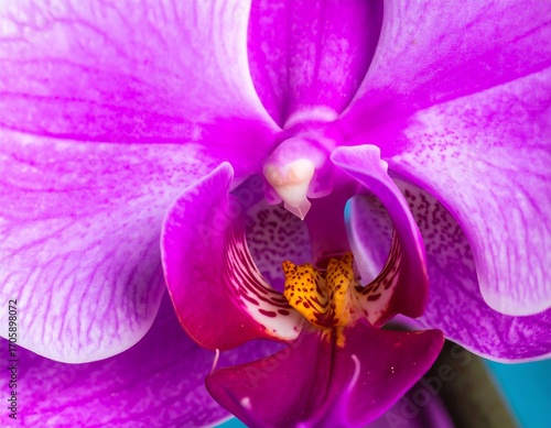 Wallpaper Mural Close-up of vibrant orchid blossom Torontodigital.ca
