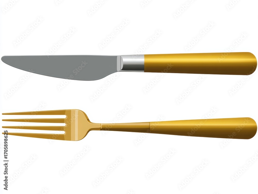 Fototapeta premium Sharp kitchen knife blades, a closeup view of culinary tools for precise cutting and slicing