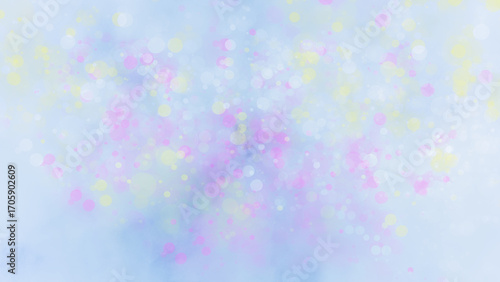 水玉　抽象的　水彩画　背景