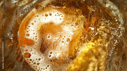 Pouring Beer into Pint Glas...