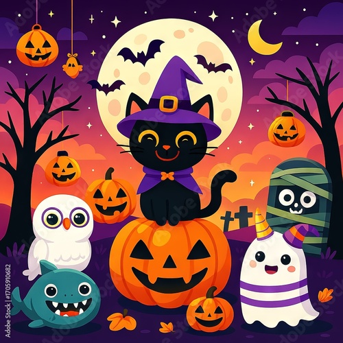 halloween vector illustration