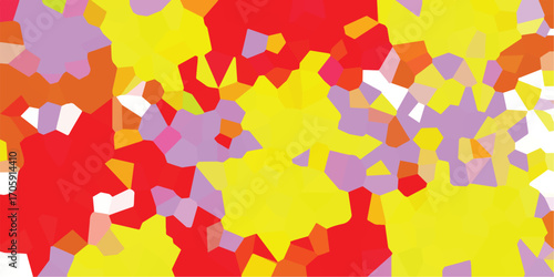Abstract geometric mosaic background with a blend of bright colors suitable for artistic design projects and creative digital art