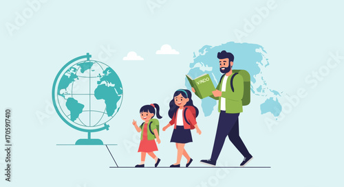 Family Exploring The World: Discovering Adventure, Learning, and Curiosity Together