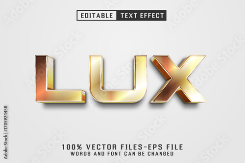 Lux Golden Text - Editable Text Effect