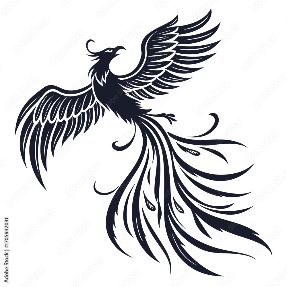 Fototapeta premium eagle tattoo vector