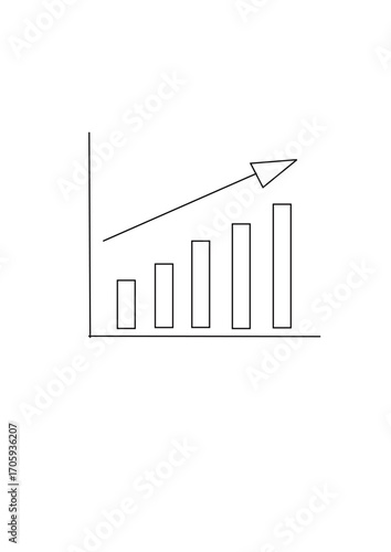 Simple line art illustration of a communication tower broadcasting signals, a minimalist icon for telecommunications and technology