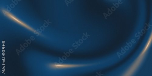 Elegant dark blue flowing background with grainy texture. Perfect for banners, posters, headlines and covers