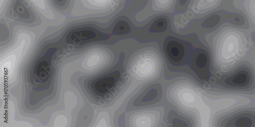 Abstract topographic map illustration featuring contours and gradients rendered in various shades of grayscale creating a textured artistic visual.