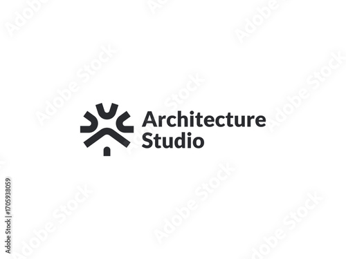 Architecture, real estate, interior, or home deco logo design vector illustration