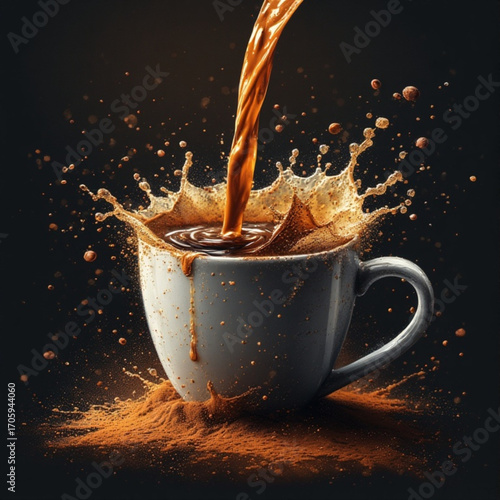 Coffee Splash Art