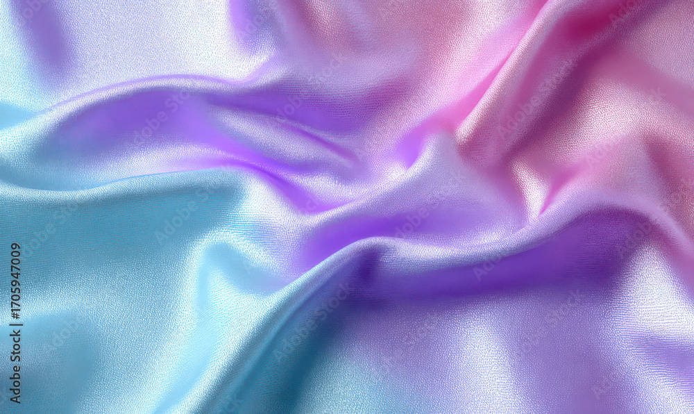 Obraz premium Soft Pastel Gradient Overlay on Silk Fabric Texture Background