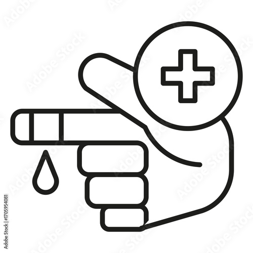 injury vector icon