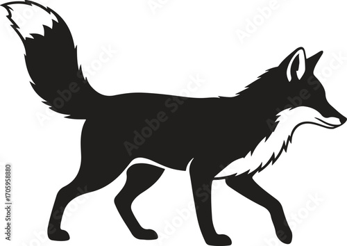 silhouette of a Fox
