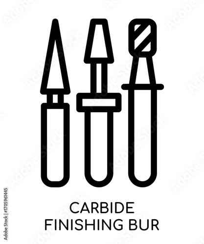 Carbide Finishing Bur Icon