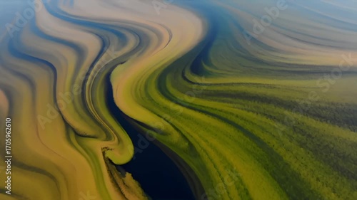 Sargasso Ocean Mat Fields With Border Curves