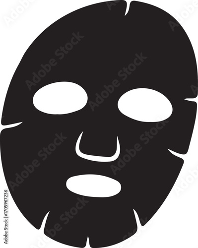  A mask design with vibrant color palette