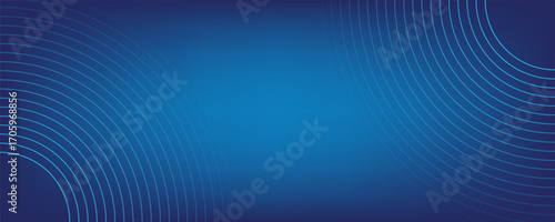 Bright blue dynamic abstract vector background with diagonal lines. 3d cover of business presentation banner for sale event night party. Fast moving soft circle wave line stripe decoration