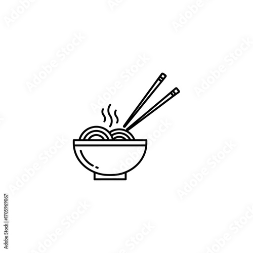 chopsticks and bowl
