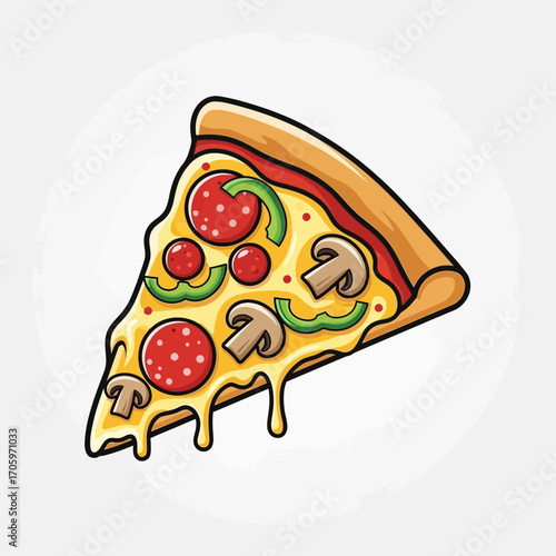 pizza vector illustration
