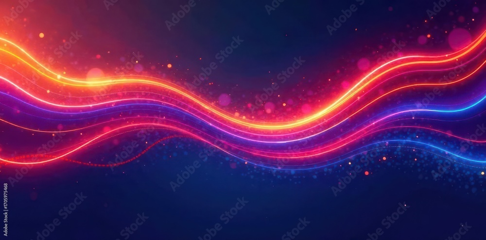Fototapeta premium Dynamic flowing lines, business stripe abstract design , illustration, presentation
