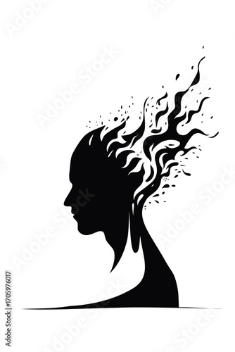 Manipulation, Mind, thoughts, head, hand, manipulator, narcissist, psychology, success, artwork, vector