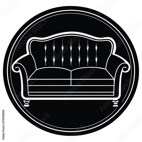sofa vector icon