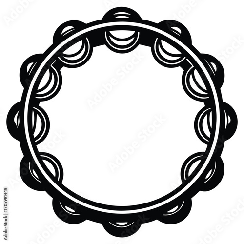 tambourine vector icon copy