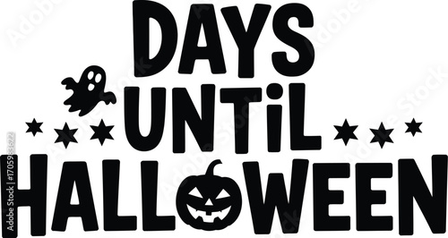 Excitedly counting down the days until spooky Halloween fun begins