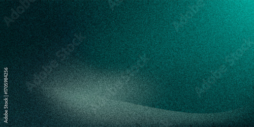 White green blurred gradient on dark grainy background, glowing light spot, copy space