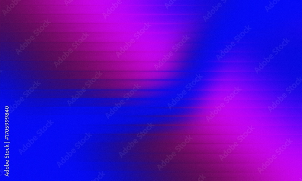 Fototapeta premium Futuristic Neon Blue and Pink Gradient with Horizontal Stripes