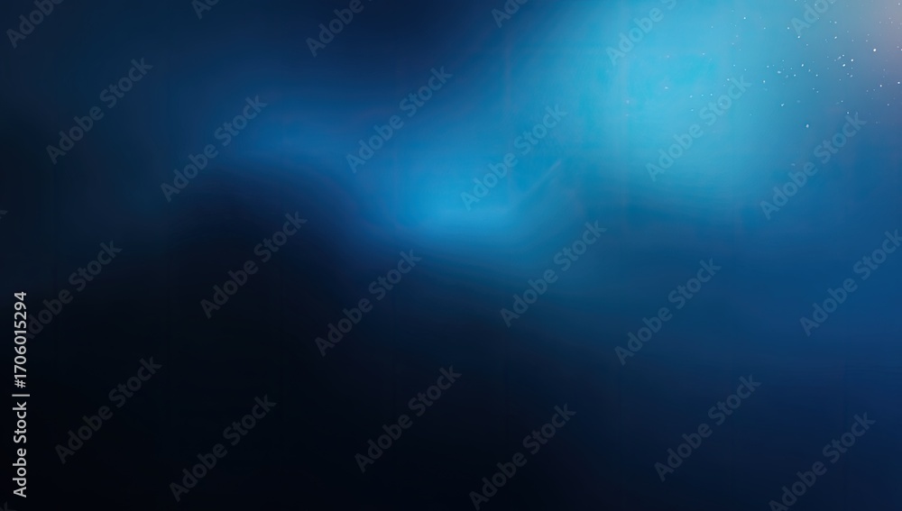 Fototapeta premium Abstract blend of deep blues and light turquoise