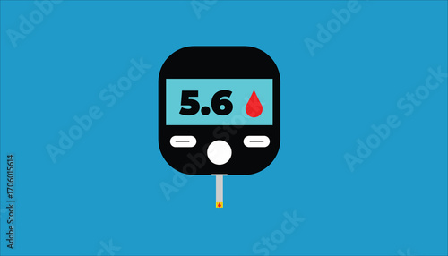 Blood Glucose Monitor – Digital Diabetes Test Device for Accurate Sugar Level Measurement