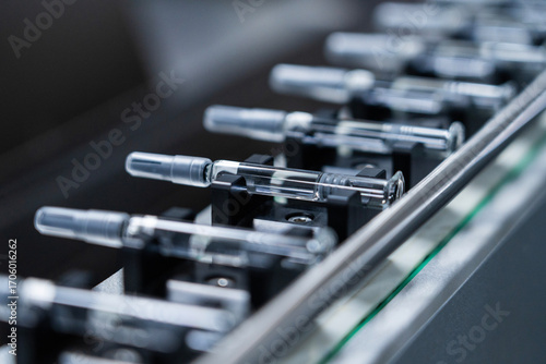 Biomedical pre-filled syringe production line