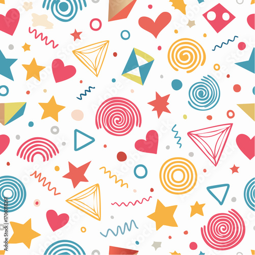 Seamless floral pattern cute flower print flower and leaf pattern design for fabric wallpaper
4