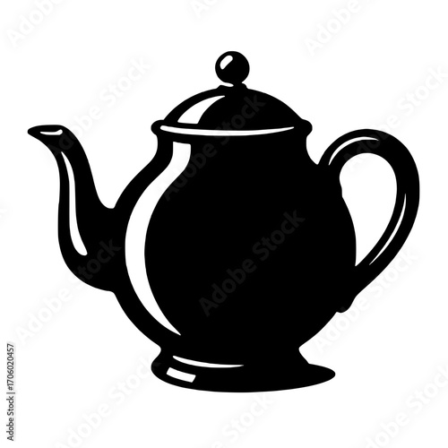 teapot isolated on white