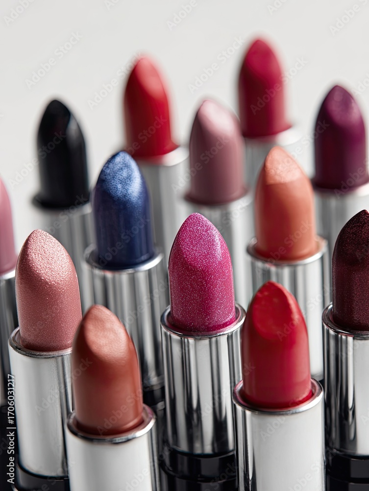 Obraz premium Close-up of various lipsticks (1)