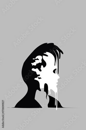 Mask, Acting, Chaos, subconscious, Manipulation, Mind, thoughts, head, hand, manipulator, narcissist, psychology, success, artwork, vector