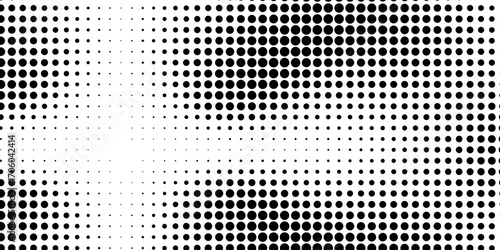 Grunge halftone gradient background. Faded grit noise texture. White and black sand wallpaper. Retro pixelated backdrop.