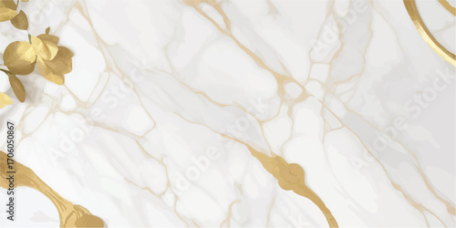 Abstract Background with Beige and White Shapes Minimalist Design