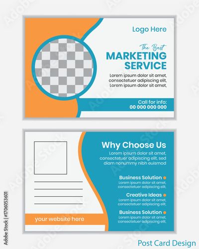 Business Post Card Vector Images