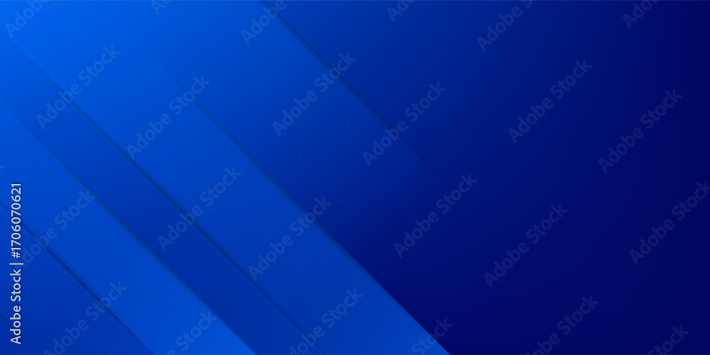 Obraz premium Minimal blue geometric gradient background, modern landing page concept, banner, presentation, social media, poster, brochure.