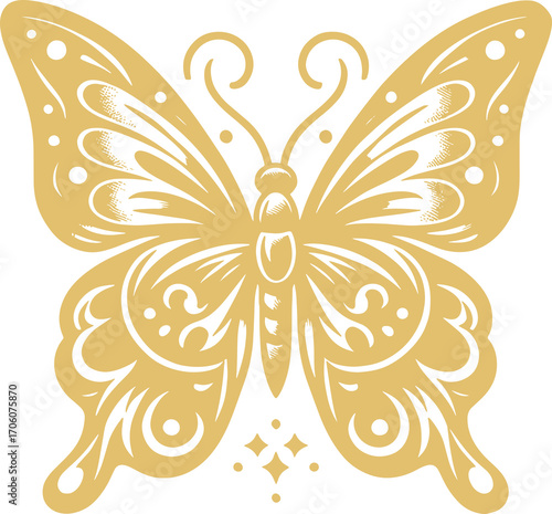 golden butterfly 